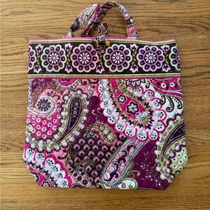 NWT- Vera Bradley Multicolor Very Berry Paisley Tote